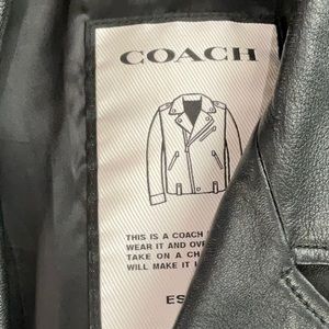 Coach leather jacket